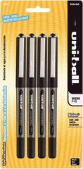 Uni-Ball - Roller Ball 0.5mm Stick Pen - Black - Eagle Tool & Supply