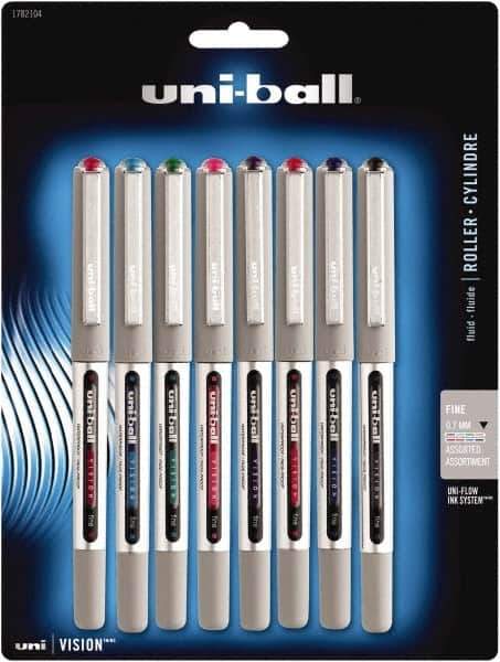 Uni-Ball - Roller Ball 0.7mm Stick Pen - Assorted Colors - Eagle Tool & Supply