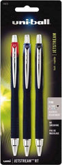 Uni-Ball - Roller Ball 0.7mm Retractable Pen - Black, Red & Blue - Eagle Tool & Supply