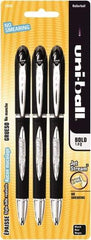 Uni-Ball - Roller Ball 1mm Stick Pen - Black - Eagle Tool & Supply