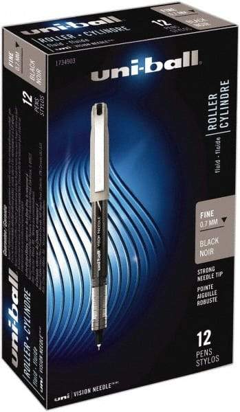 Uni-Ball - Roller Ball 0.8mm Stick Pen - Black - Eagle Tool & Supply