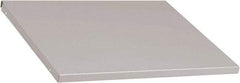 Tennsco - Light Gray, Steel, Cabinet Shelf - 24" Wide x 24" Deep Body - Eagle Tool & Supply