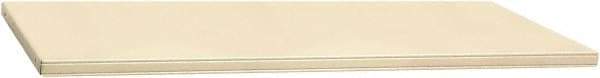 Tennsco - Light Gray, Steel, Cabinet Shelf - 48" Wide x 24" Deep Body - Eagle Tool & Supply