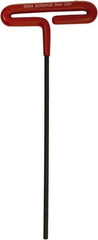 Bondhus - 5mm Hex, T-Handle Cushion Grip, Hex Key - 248mm OAL, Metric System of Measurement - Eagle Tool & Supply