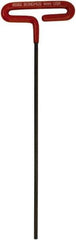 Bondhus - 4mm Hex, T-Handle Cushion Grip, Hex Key - 246mm OAL, Metric System of Measurement - Eagle Tool & Supply