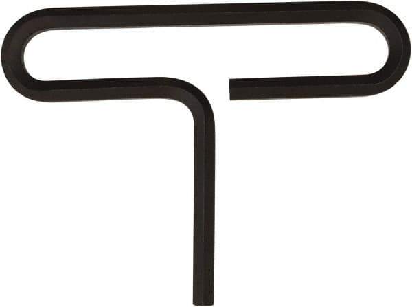 Bondhus - 5/16" Hex, T-Handle Cushion Grip, Hex Key - 4-13/32" OAL, Protanium High Torque Steel, Inch System of Measurement - Eagle Tool & Supply