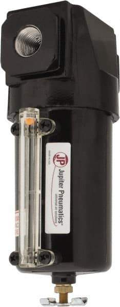 PRO-SOURCE - 160 CFM Oil/Water Condensate Separation Filter - 1/2" 250 psi, Manual Drain - Eagle Tool & Supply