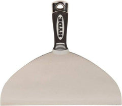 Hyde Tools - 10" Wide Flexible Blade Stainless Steel Joint Knife - Flexible, Plastic Handle - Eagle Tool & Supply