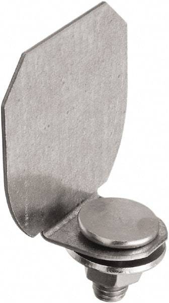 National Mfg. - Galvanized, Box Rail End Cap - Use with Round Rail - Eagle Tool & Supply
