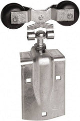National Mfg. - 2 Piece, Zinc, Box Rail Hanger - Use with Round Rail - Eagle Tool & Supply