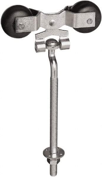 National Mfg. - 2 Piece, Zinc, Box Rail Hanger with Bolt - Use with Round Rail - Eagle Tool & Supply