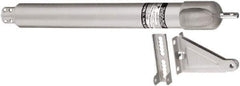 National Mfg. - Light-Medium-Duty Door Closer to Hold Open Manual Damper - Aluminum Finish - Eagle Tool & Supply