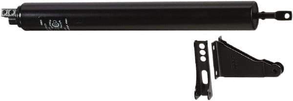 National Mfg. - 11-1/4" Closer Body Length, Storm & Screen Door Closer Manual Damper - Black Finish - Eagle Tool & Supply