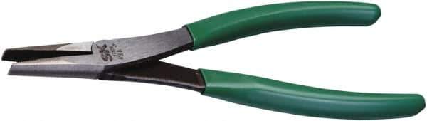 SK - 8-1/4" OAL, 4" Jaw Length, Duckbill Pliers - Serrated Jaw, Vinyl Coated Handles - Eagle Tool & Supply