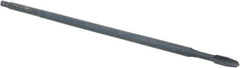 Kennametal - #8-32 UNC 3 Flute H3 Oxide Finish High Speed Steel Spiral Point Extension Tap - Plug Chamfer, 6" OAL, 2B Class of Fit, Series T820 - Eagle Tool & Supply