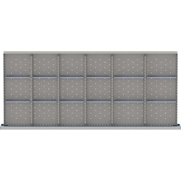 LISTA - 18-Compartment Drawer Divider Layout for 3.15" High Drawers - Eagle Tool & Supply