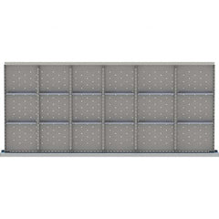 LISTA - 18-Compartment Drawer Divider Layout for 3.15" High Drawers - Eagle Tool & Supply