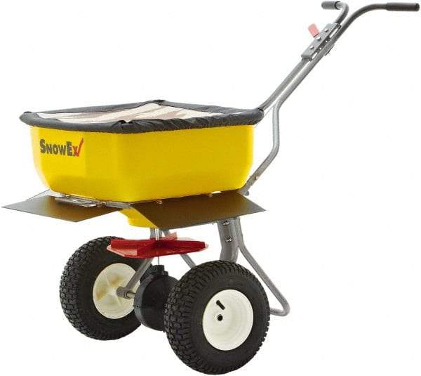 Trynex - 160 Lb Polyethylene Walk Behind Broadcast Landscape Spreader - 12" Pneumatic Wheels - Eagle Tool & Supply