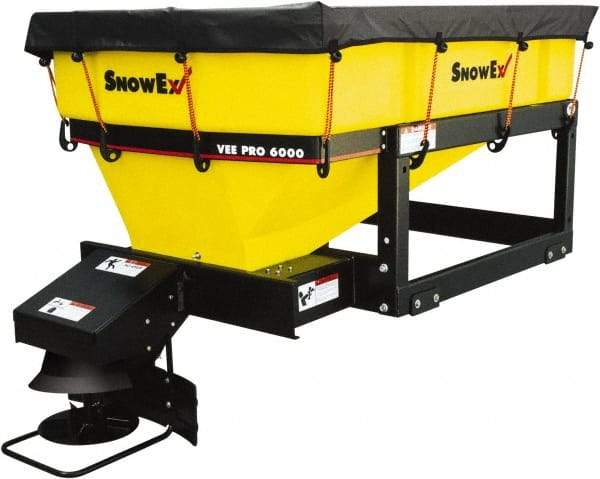 Trynex - 2,160 Lb Polyethylene Vehicle Mounted Landscape Spreader - 12 Volt - Eagle Tool & Supply