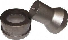 Cleveland Steel Tool - 25/32 Inch Diameter Round Ironworker Punch - 1-11/64 Inch Body Diameter, 5/8 Inch Head Diameter, 1.574 Inch Overall Length - Eagle Tool & Supply