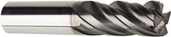 American Tool Service - 5/8", 4 Flute, Single End, Solid Carbide, 0.04" Corner Radius End Mill - 3-1/2" OAL, Right Hand Flute, 1-1/2" LOC, Right Hand Cut - Eagle Tool & Supply