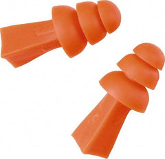 Tasco - Reusable, Uncorded, 27 dB, Flange Earplugs - Orange - Eagle Tool & Supply