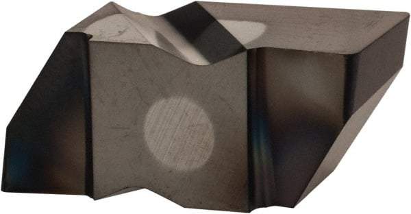 Kennametal - 6375NG Grade KCU25, 9.53mm Cutting Width Carbide Grooving Insert - 6.35mm Max Depth of Cut, Right Hand, 0.83mm Corner Radius, AlTiN Finish - Eagle Tool & Supply
