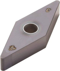 Seco - VNGA332 Grade CBN060K CBN Turning Insert - 35° Diamond, 3/8" Inscr Circle, 3/16" Thick, 1/32" Corner Radius - Eagle Tool & Supply