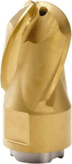 Seco - MP16 E05 Grade F40M Carbide End Milling Tip Insert - TiAlN/TiN Finish, 3 Flutes, 16mm Cutting Diam, 19mm Depth of Cut, 32.6mm Extension, 0.315" Cnr Rad, 30° Helix - Eagle Tool & Supply