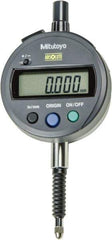 Mitutoyo - 0 to 12.7mm Range, 0.001mm Graduation, Electronic Drop Indicator - Lug Back, Accurate to 0.003mm, Metric System, LCD Display - Eagle Tool & Supply