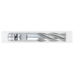 7/16 Dia. x 2-11/16 Overall Length 4-Flute Square End HSSE SE End Mill-Round Shank-Center Cutting-Uncoated - Eagle Tool & Supply