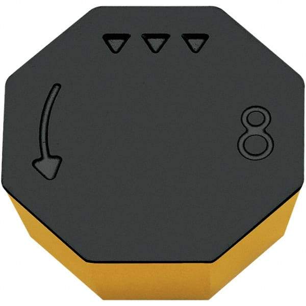 Walter - OPHX0504 A57 Grade WAK15 Carbide Milling Insert - TiCN/Al2O3/TiN Finish, 0.1874" Thick, 1/2" Inscribed Circle - Eagle Tool & Supply