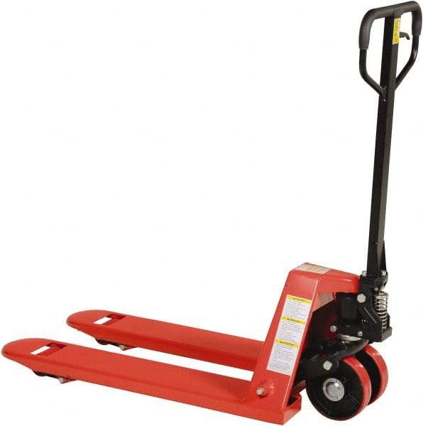 Vestil - 5,500 Lb Capacity, 7-3/4" Lift Economy Pallet Truck - 2-7/8" Min Lift Height, 36" Fork Length x 20" Fork Width, 20" Overall Width - Eagle Tool & Supply
