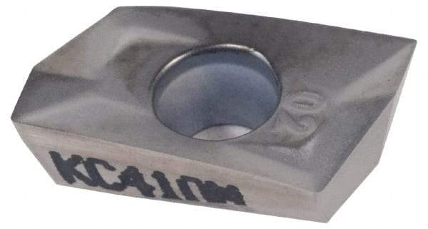 Kennametal - EC1031 LD Grade KC410M Carbide Milling Insert - TiB2 Finish, 0.148" Thick, 3.1mm Corner Radius - Eagle Tool & Supply