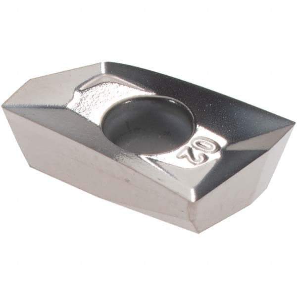Kennametal - EC1002 LD Grade KC410M Carbide Milling Insert - TiB2 Finish, 0.148" Thick, 0.2mm Corner Radius - Eagle Tool & Supply