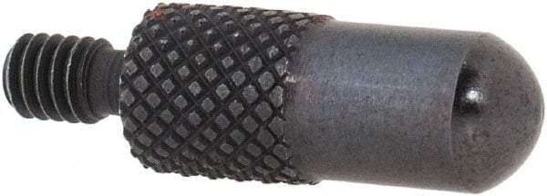 Starrett - #4-48, 13/64" Ball Diam, Carbide Radius Contact Point - 1-1/2" Contact Point Length, Use with 650 & 651 Back Plunger Dial Indicators, AGD Dial Indicators - Eagle Tool & Supply
