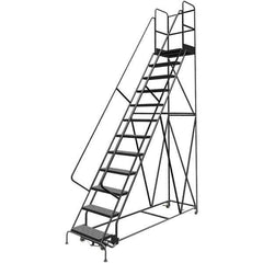 TRI-ARC - Rolling & Wall Mounted Ladders & Platforms Type: Rolling Warehouse Ladder Style: Rolling Platform Ladder - Eagle Tool & Supply