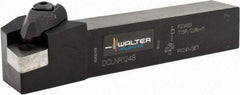 Walter - DCLN, Right Hand Cut, 3/4" Shank Height x 3/4" Shank Width, Negative Rake Indexable Turning Toolholder - 4-1/2" OAL, CN.. 43.., CN..1204.. Insert Compatibility, Series Walter Turn - Eagle Tool & Supply