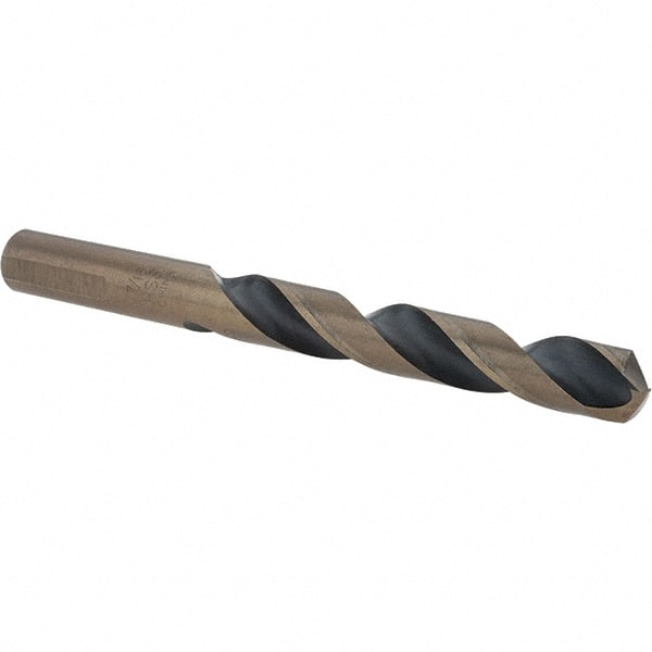 Cle-Force - 7/16" High Speed Steel, 135° Point, Round with Flats Shank Maintenance Drill Bit - Eagle Tool & Supply