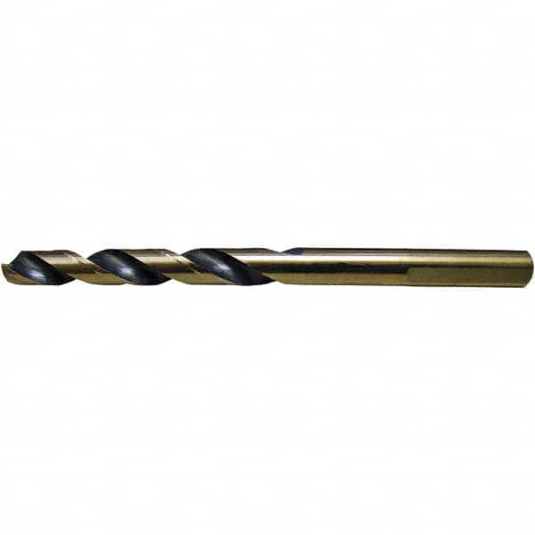 Cle-Force - 25/64" High Speed Steel, 135° Point, Round with Flats Shank Maintenance Drill Bit - Eagle Tool & Supply