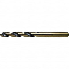 Cle-Force - 25/64" High Speed Steel, 135° Point, Round with Flats Shank Maintenance Drill Bit - Eagle Tool & Supply