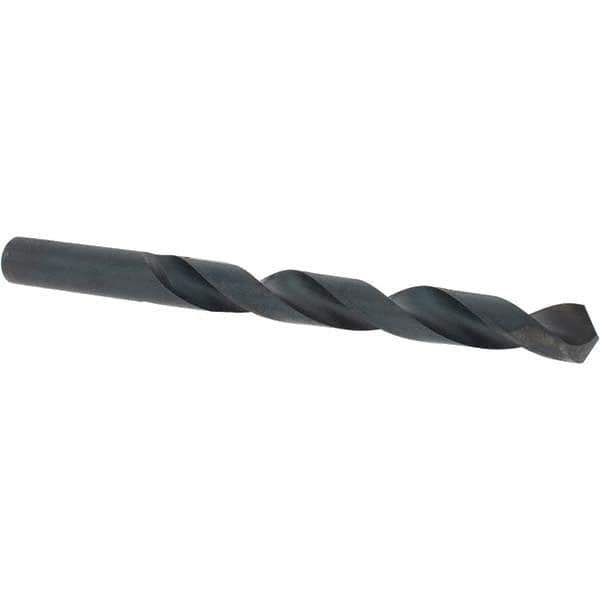 Cle-Force - 7/16" 118° High Speed Steel Jobber Drill - Oxide Finish, Right Hand Cut, Spiral Flute, Straight Shank, 5-1/2" OAL, Standard Point - Eagle Tool & Supply