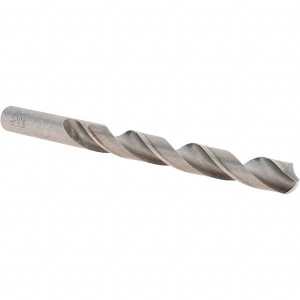 Cle-Force - 13/32" 118° High Speed Steel Jobber Drill - Bright Finish, Right Hand Cut, Spiral Flute, Straight Shank, 5-1/4" OAL, Standard Point - Eagle Tool & Supply