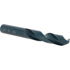 Cle-Line - 7/16" 135° Spiral Flute High Speed Steel Screw Machine Drill Bit - Eagle Tool & Supply