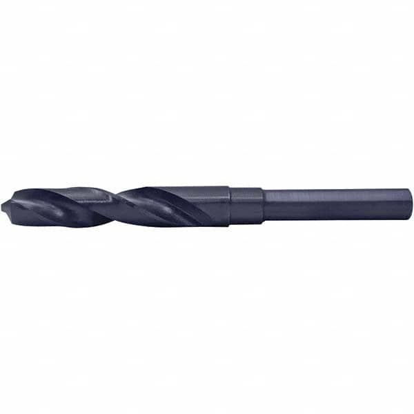 Cle-Force - 1-3/64" Drill, 118° Point, High Speed Steel Silver Deming & Reduced Shank Drill Bit - Eagle Tool & Supply