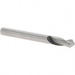 Chicago-Latrobe - 1/4" Body Diam, 90°, 2-1/2" OAL, Solid Carbide Spotting Drill - Eagle Tool & Supply
