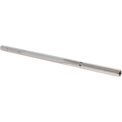 Cleveland - 6mm High Speed Steel 6 Flute Chucking Reamer - Straight Flute, Straight Shank, 38.1mm Flute Length, 152.4mm OAL - Eagle Tool & Supply
