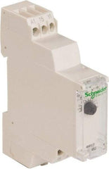 Schneider Electric - 100 hr Delay, Multiple Range SPDT Time Delay Relay - 8 Contact Amp, 24 to 240 VAC/VDC, Selector Switch - Eagle Tool & Supply