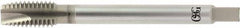 OSG - M24x3.00, 3 Flute, HR Finish, Powdered Metal Spiral Point Tap - Plug Chamfer, Right Hand Thread, 5-7/16" OAL, 2-9/16" Thread Length, 0.896" Shank Diam, 6H Class of Fit, Series 338NI - Exact Industrial Supply