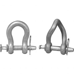 Campbell - Shackles Nominal Chain Size: 7/8 Load Limit (Ton): 8.00 - Eagle Tool & Supply